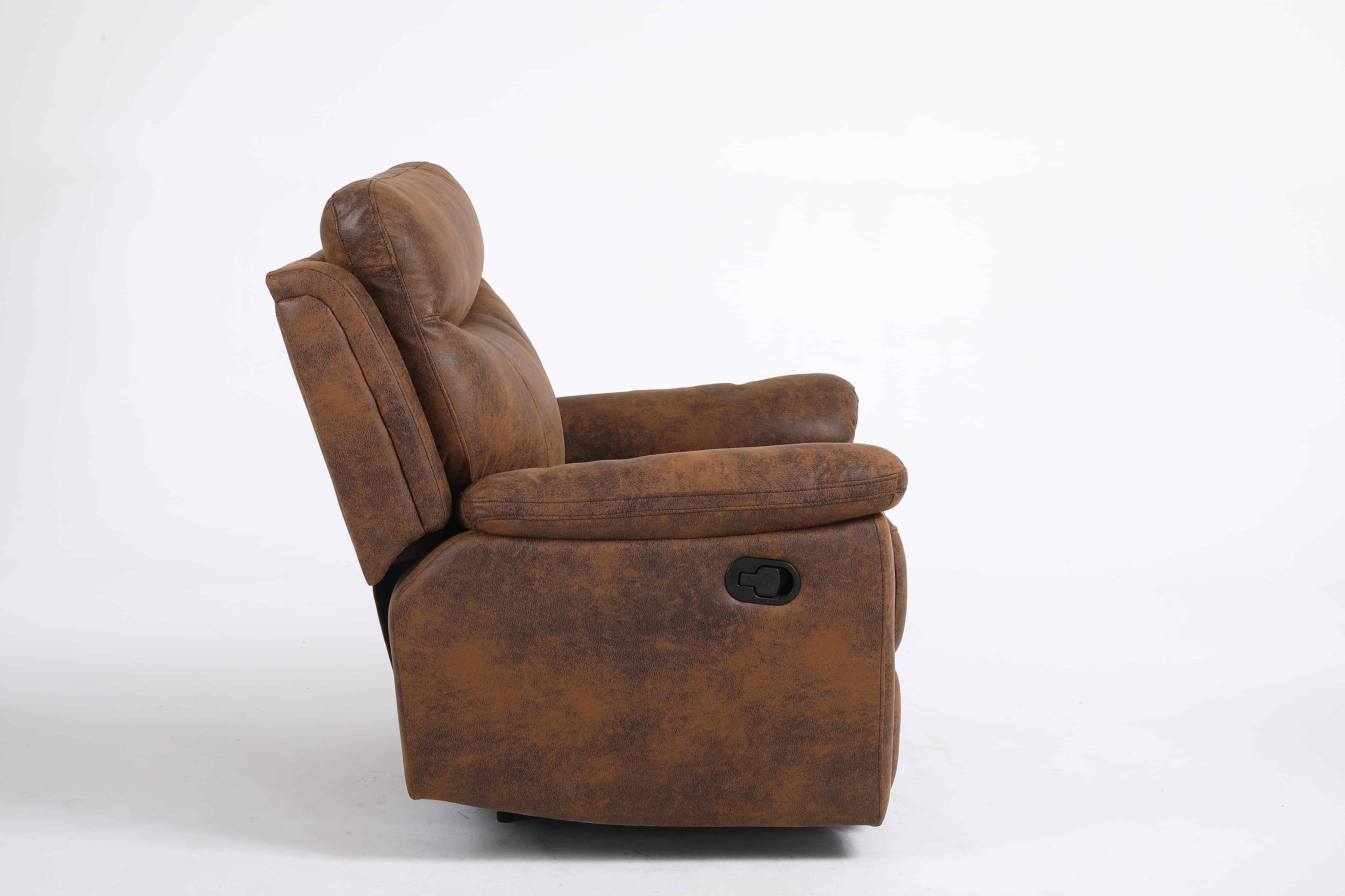 Wholesale Reclining Sofa Sets Single Sofa Chair Microfiber Fabric Recliner Sofa Recliner Single Living Room Furniture