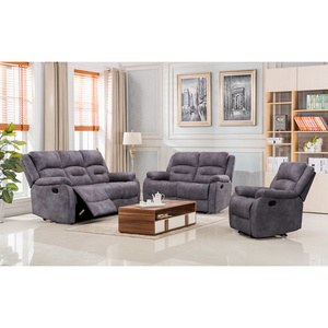 Modern Fabric 321 Recliners Customize Motion Sofa Recliner Sofa Set for Living Room