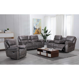 Modern Recliner Sofa Set Manual 7 Seater OEM ODM Recliners Motion Sofa Reclining