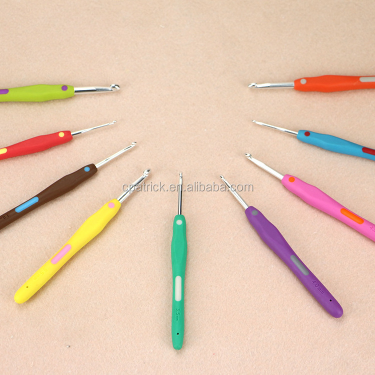 2023  Aluminum Crochet Hooks Knitting Needles Tools Set For Yarn Weave Craft Handwork