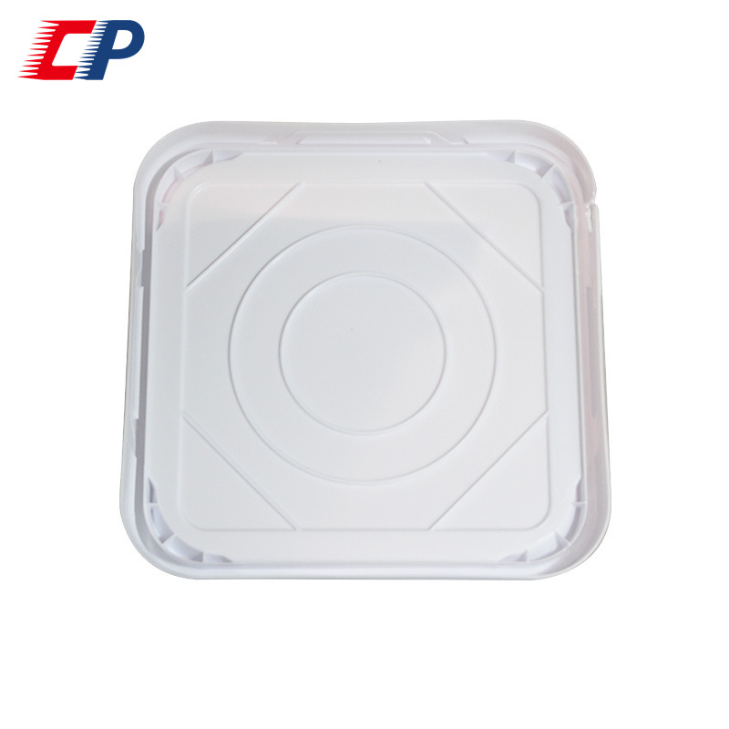 wholesale white color thickened food grade plastic pail 5 gallon 20 l rectangular bucket with lid