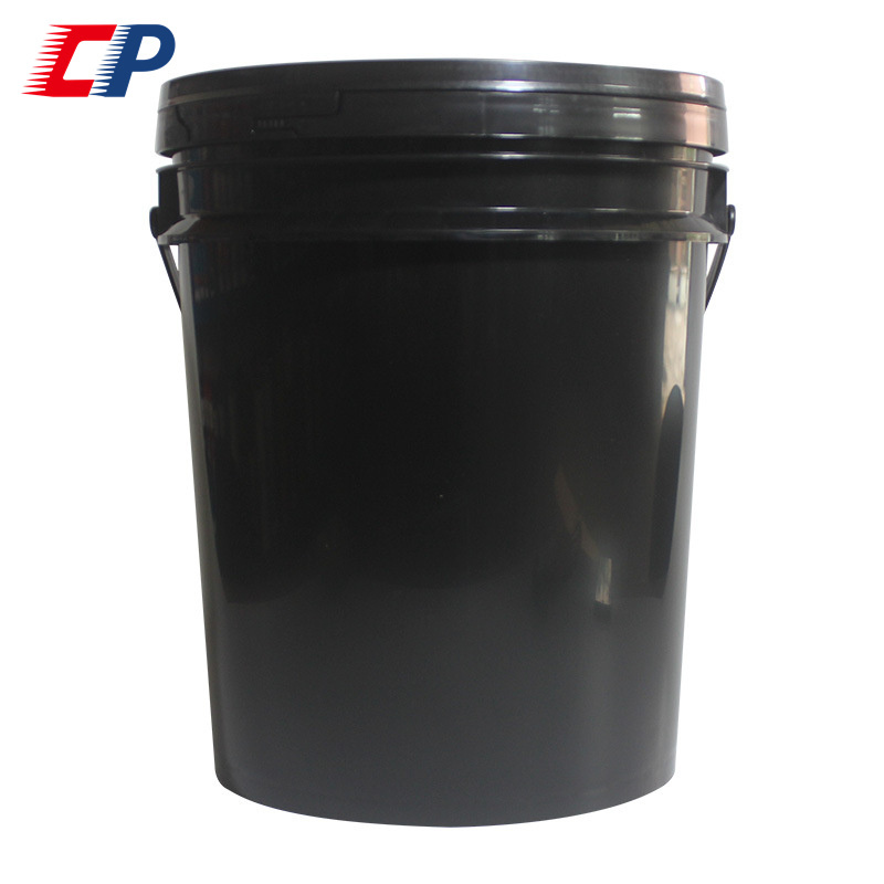 wholesale food grade strong drop resistance heavy duty black 20 liter 5 gallon plastic pails