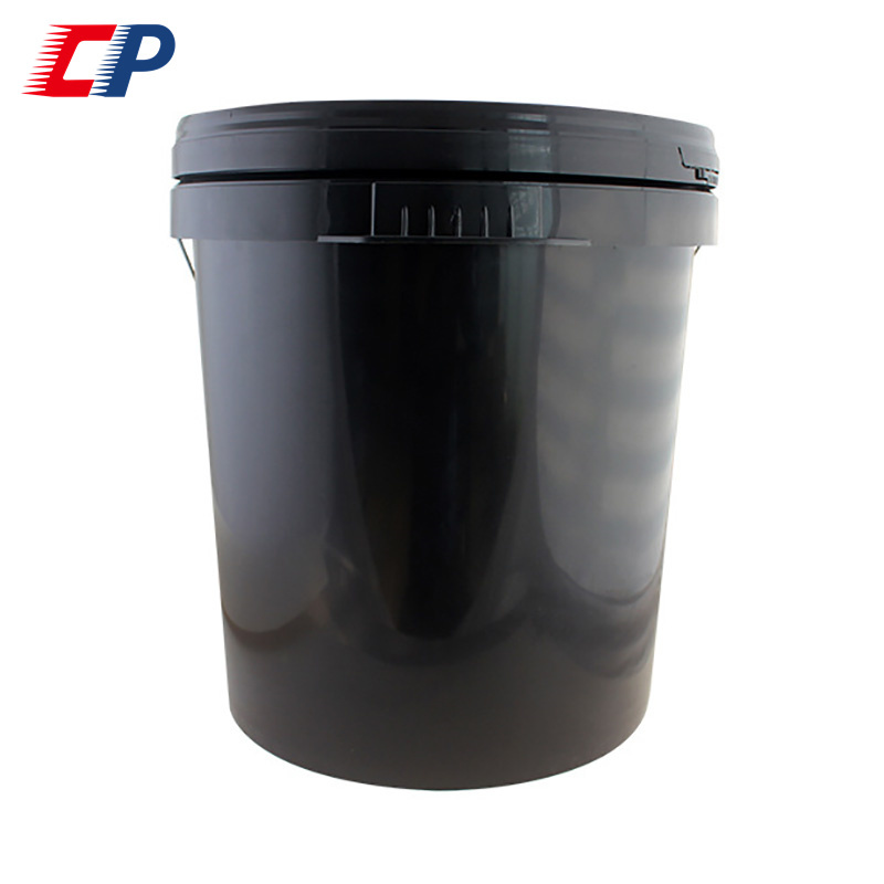 new design customized size 7.5 15 gallon chemical storage plastic bucket with handle for cement