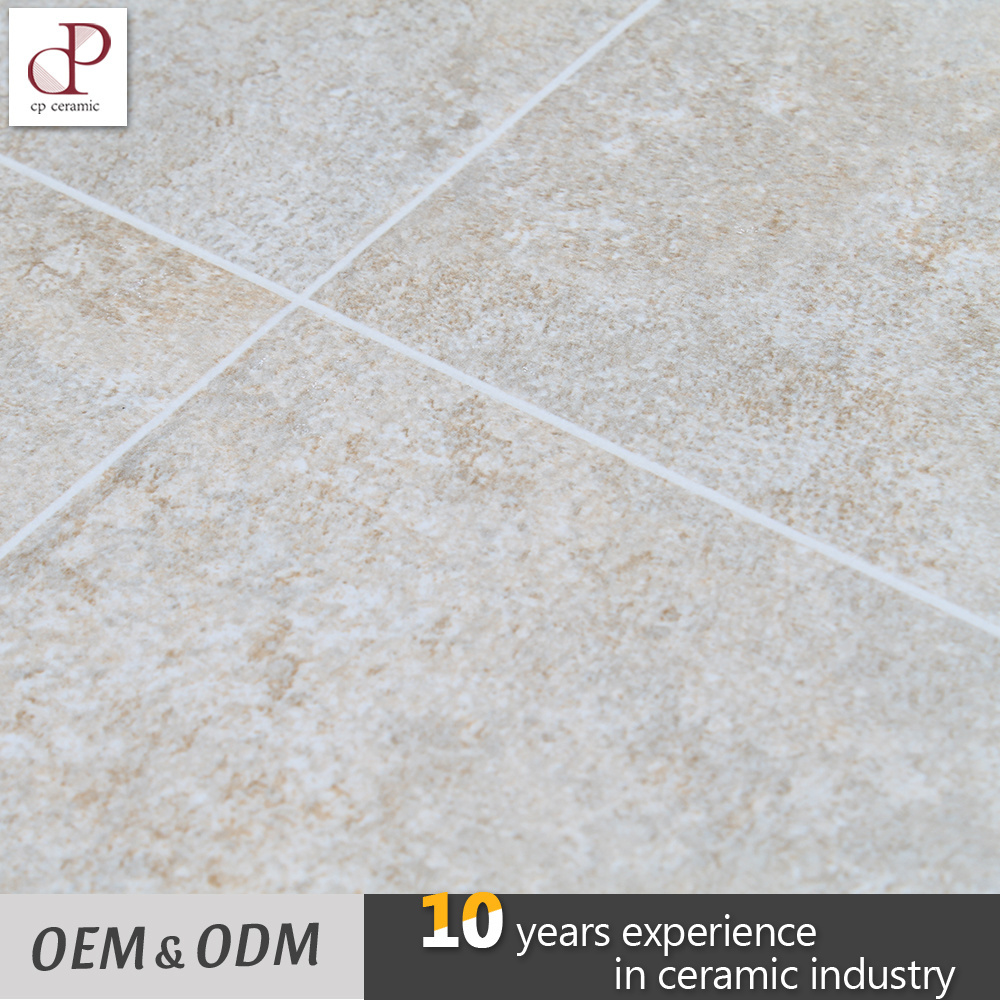 Egypt Cheap Non Slip Bathroom Travertine Concrete Beige And Gray Size 30X30 Ceramic Floor Tile