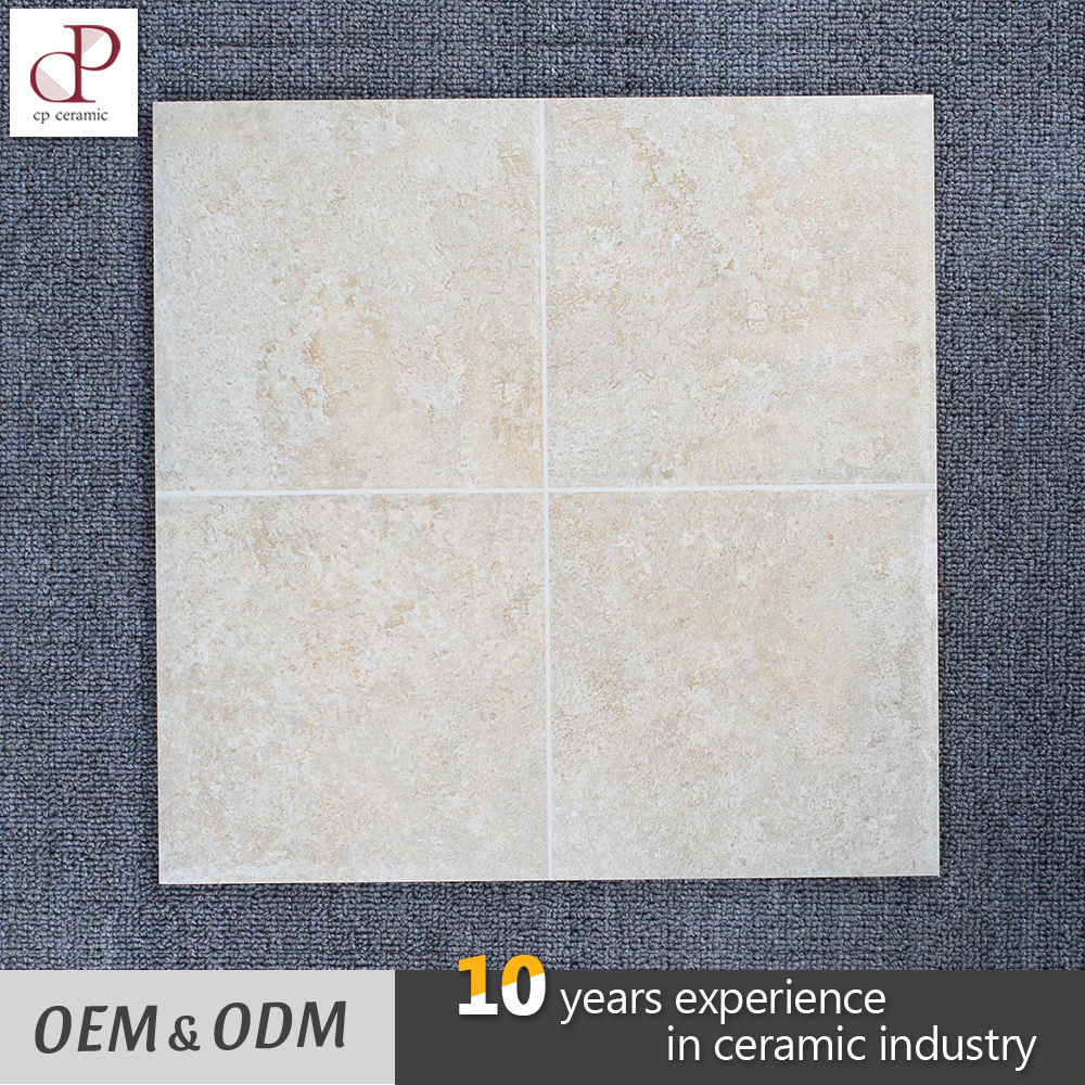 Egypt Cheap Non Slip Bathroom Travertine Concrete Beige And Gray Size 30X30 Ceramic Floor Tile