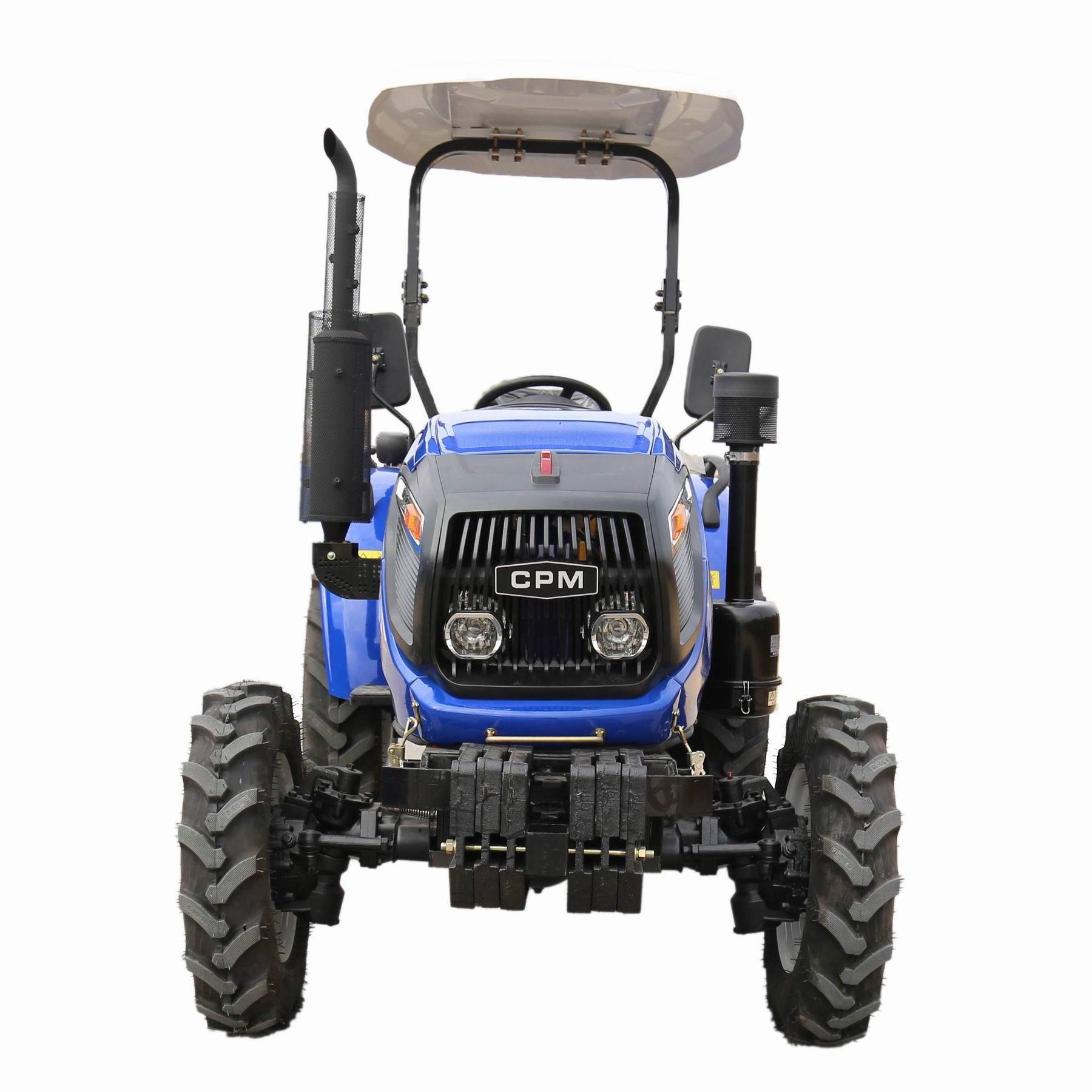 Chinese cheap price small 45hp 4x4 mini farm  lawn tractor with turf tires used on golf course