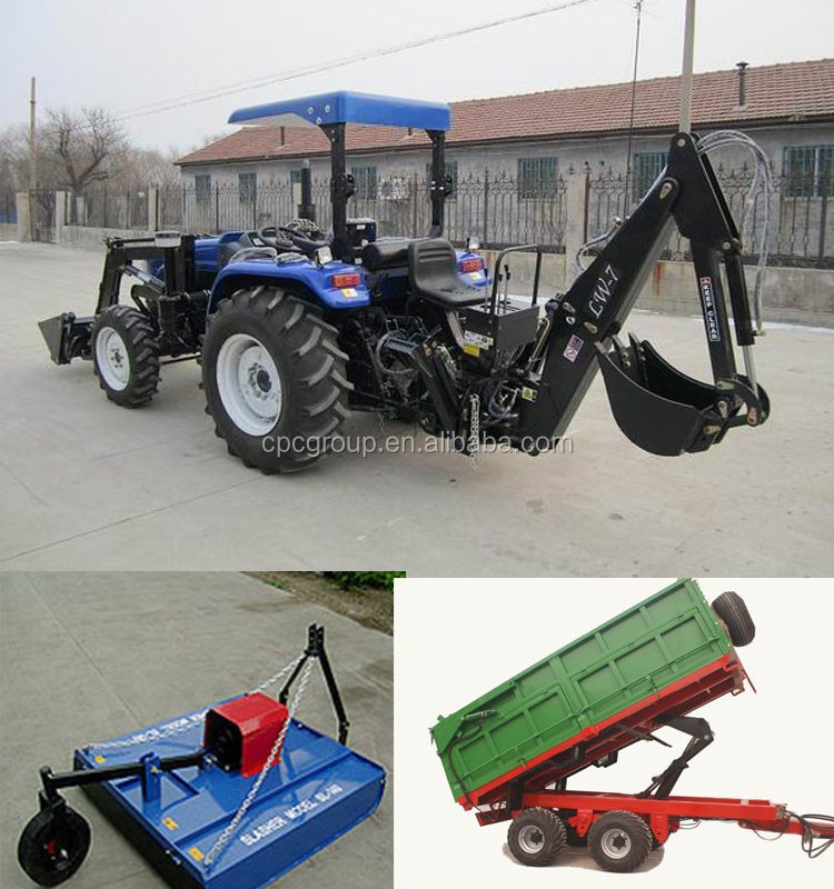 weifang china tractor 554 55hp 4wd agriculture machine accessories