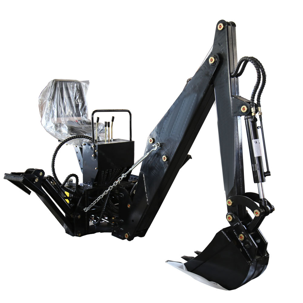 BH600Hydraulic 3 point hitch backhoe in tractor