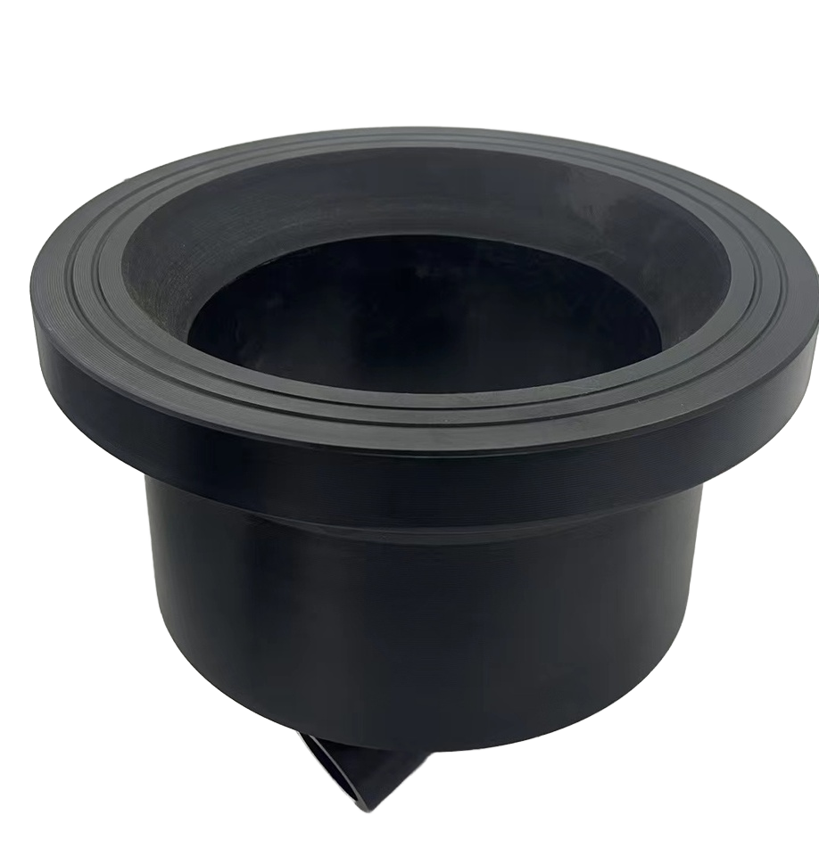 ISO4427 PE100 Material Butt welding SDR11 poly pipe fittings Stub End HDPE Stub End  for Butterfly Valve