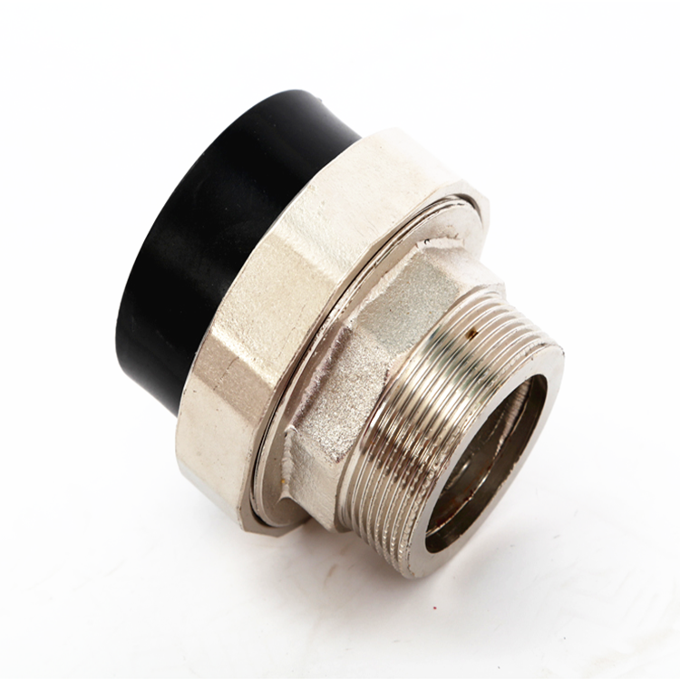 Male thread stainless steel flexible union with hdpe welding fittings