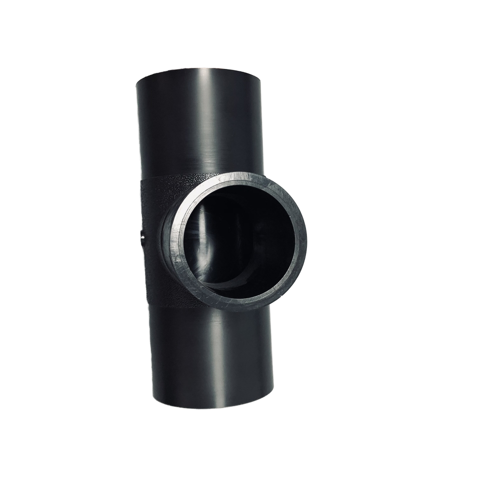 Sell Well PE100 HDPE Reducing Tee Pipe Fittings ISO 4427 Compliant Plastic Tubes Water Moulding Processing Service