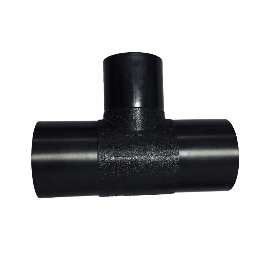 Sell Well PE100 HDPE Reducing Tee Pipe Fittings ISO 4427 Compliant Plastic Tubes Water Moulding Processing Service