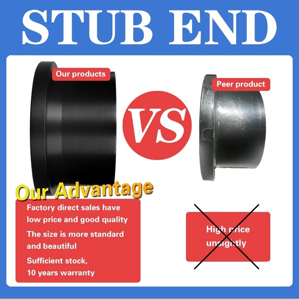 Best Price Pn16 160Mm Hdpe Pipe Fittings stub Adaptor Flange hdpe pipe fittings butt welding stub end flange