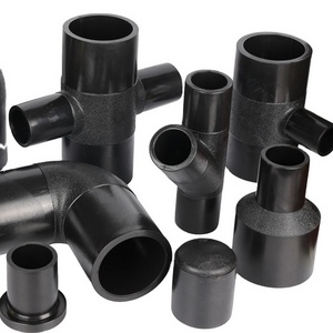 Material Butt Fusion HDPE Fittings ISO 4427 PE100 50 Round Mold Injection Gas,water or Oil Supply More Than 50 Years Equal