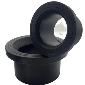 ISO4427 PE100 Material Butt welding SDR11 poly pipe fittings Stub End HDPE Stub End  for Butterfly Valve