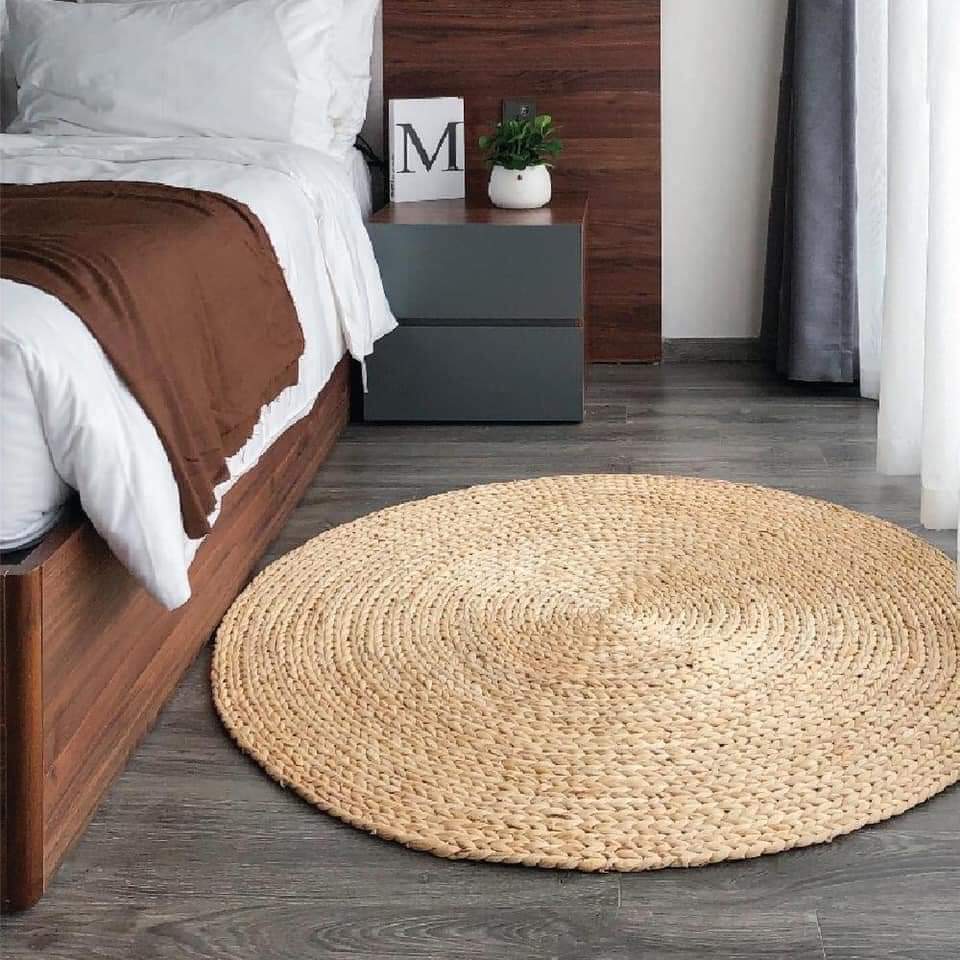 SEAGRASS RUG STRAW PLACE MAT DOOR MAT, SEA GRASS WATER HYACINTH, BAMBOO, RATTAN Summer Beach Bag basket bag sedge