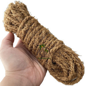 MANUFACTURERS WHOLESALES COCONUT COIR FIBER ROPE/ COCONUT HUSK ROPE WITH MANY SIZES AT THE BEST PRICE FROM VIETNAM