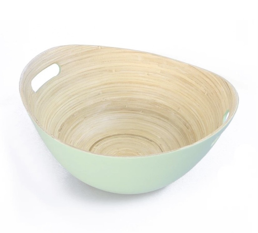 BAMBOO BIG BOWL FOR SALAD OR MIXING BAMBOO BOWL NATURAL BOWL