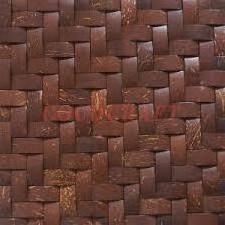 Nature Coconut Shell Wall Panels Coconut Mosaic Tiles Coconut Shell Tile