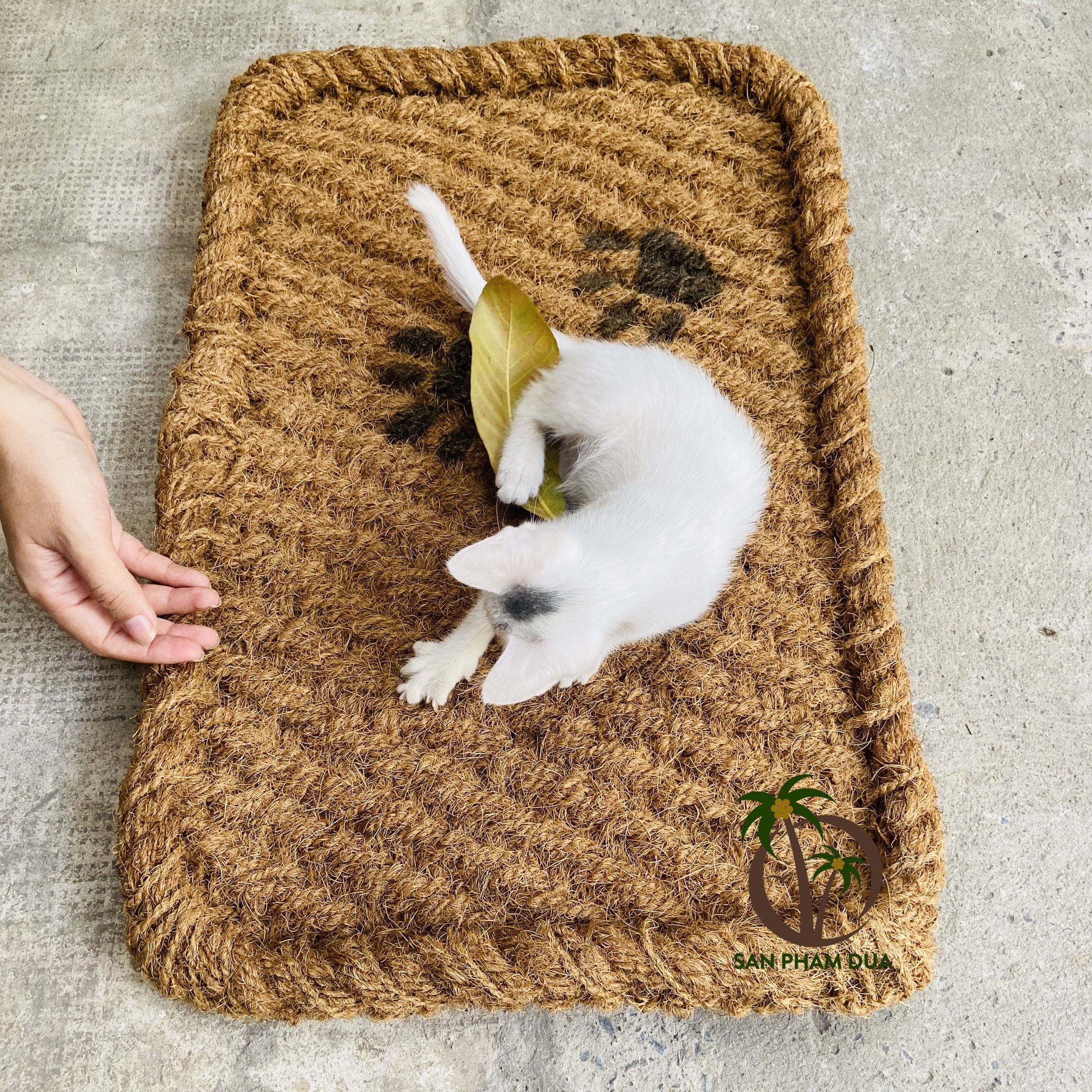 Good Quality Natural Coconut Husk Coir Mat Pet Cat  Toy  Scratching Mat from Vietnam