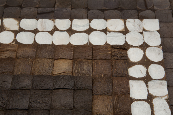 NATURAL COCONUT SHELL MOSAIC WALL PANEL COCONUT MOSAIC FROM VIETNAM/ WHOLESALE COCONUT SHELL DECORATION/COCONUT WALL TILE