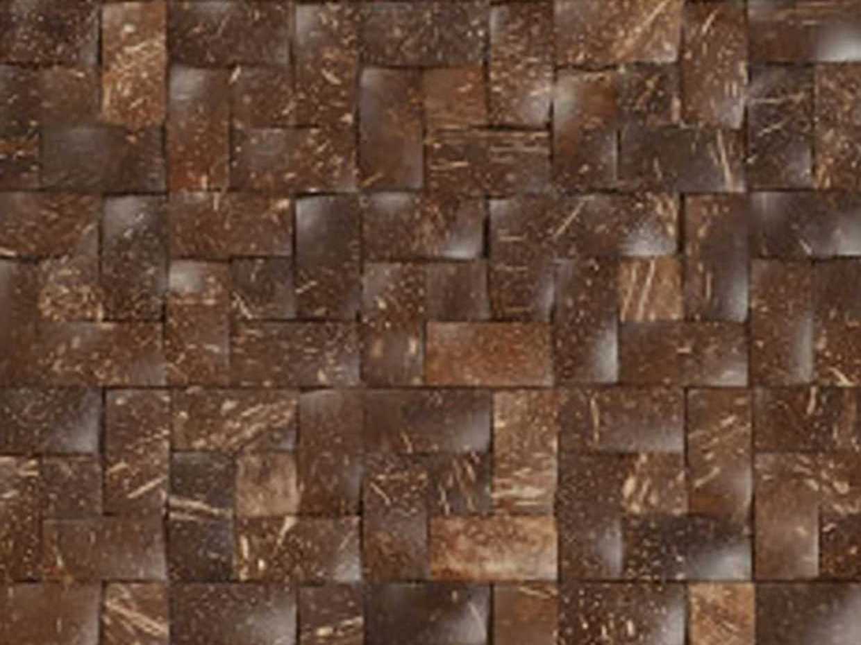 COCO ECO BRAND - High quality Waterproof Durable Home Decorative Natural  Coconut Shell  Wall Paneling