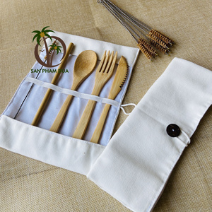 BAMBOO CUTLERY TRAVEL BAMBOO SPOON CHOPSTICKS TRAVEL CUTLERY SETS KNIFE FORK CUSTOMIZED SIZE