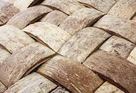 Nature Coconut Shell Wall Panels Coconut Mosaic Tiles Coconut Shell Tile