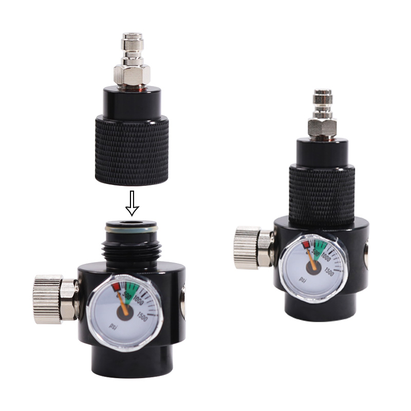 SMACO OEM 7Mpa hydraulic pressure relief safety valve Co2 Cylinder Adjustable Regulator