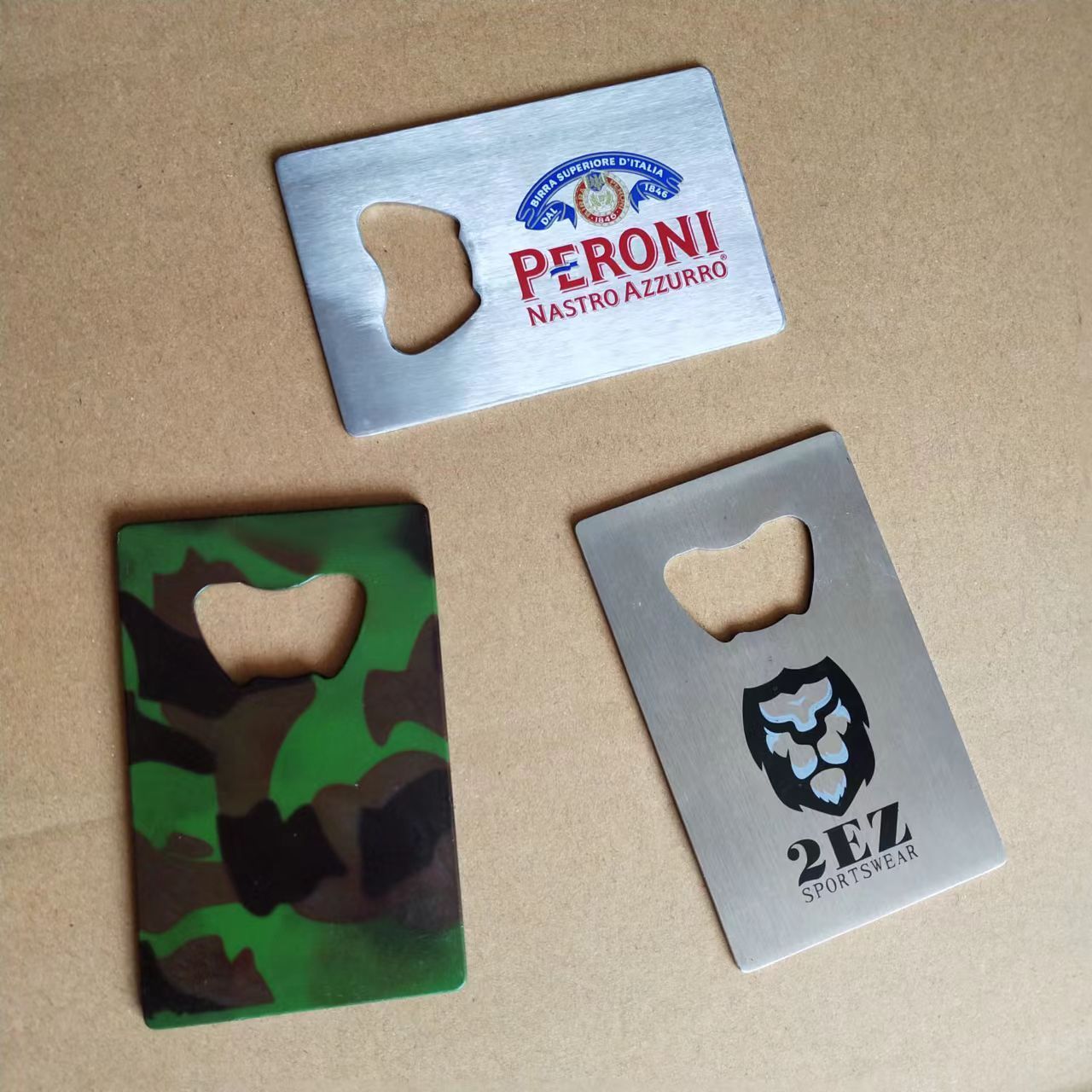 Metal Bottle Opener Business Card Promotional Gifts Custom Logo promotional beer  opener Card Credit Card Bottle Opener