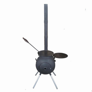 multiple functions ready to ship instantly Stainless Steel cast iron stove wood burning stove BBQ outdoor camping stove