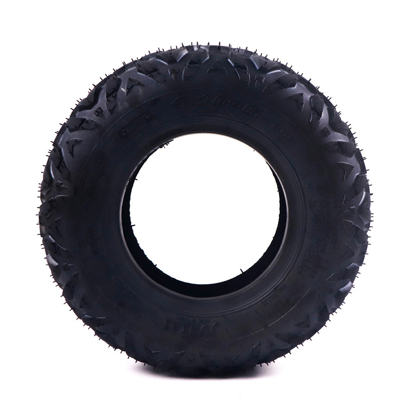 Heavy Duty 4.10-6NHS Premium Rubber Trolley Wheels  Light Truck ATV Tyres UTV Tyres