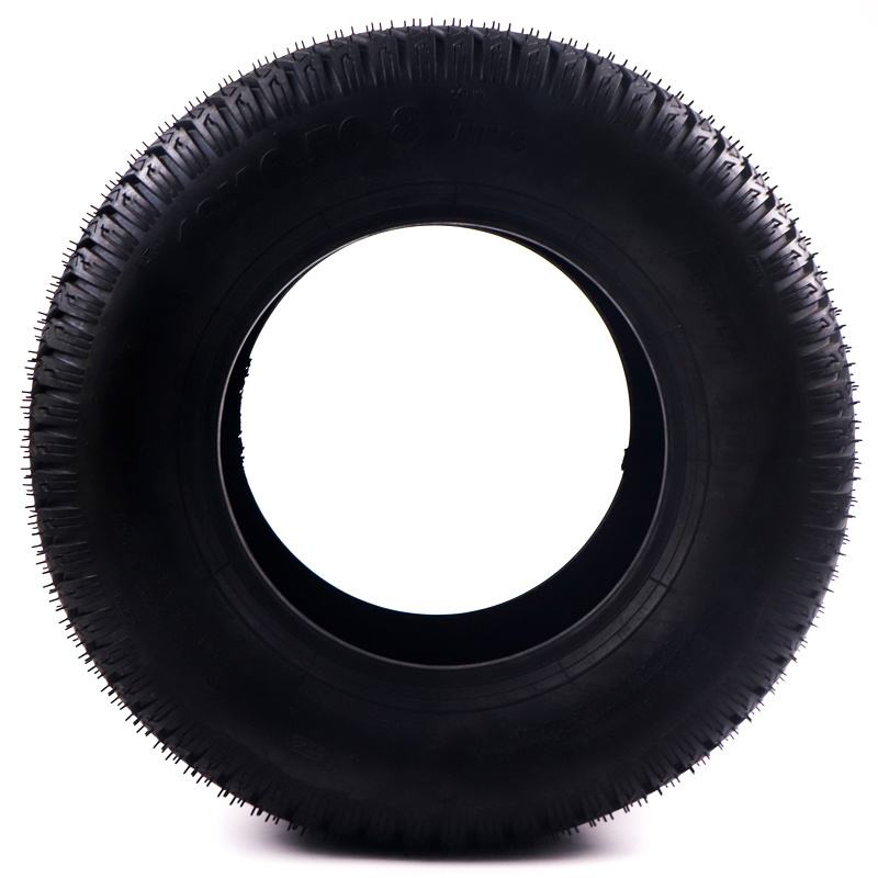 Wholesale high load capacity 16*6.50-8 rubber tire tubeless for garden cart wheels lawn car wheels kart wheel inner tube