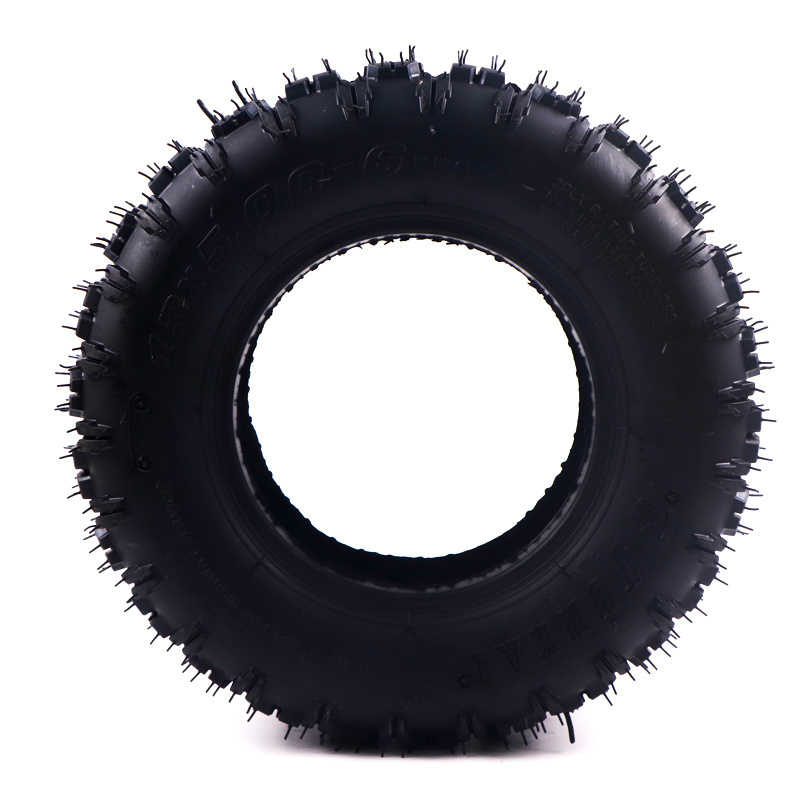 13-Inch 13*5.00-6NHS Aerated Rubber Tubeless Tires On Wheels For ATV 4 Wheeler Lawn Mower Yard Tractor Garden Trolleys