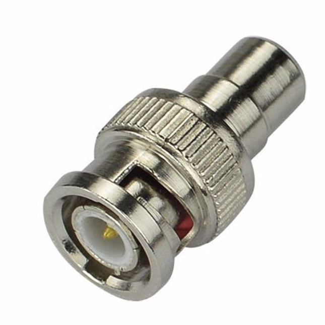 NEW BNC Male to RCA Female Coax Coaxial Connector Adapter for CCTV camera