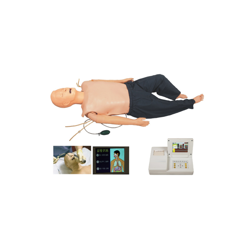 BIX-ACLS800 Advanced Multifunctional First Aid Training Simulator (Cardiopulmonary Resuscitation, CPR, Tracheal Intubation)