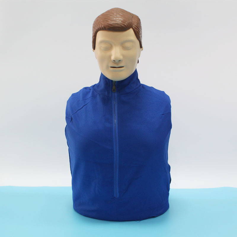 First Aid Practice Skill Training Hot Sale Medical Science Male Used Adult Half Body Cpr Manikin