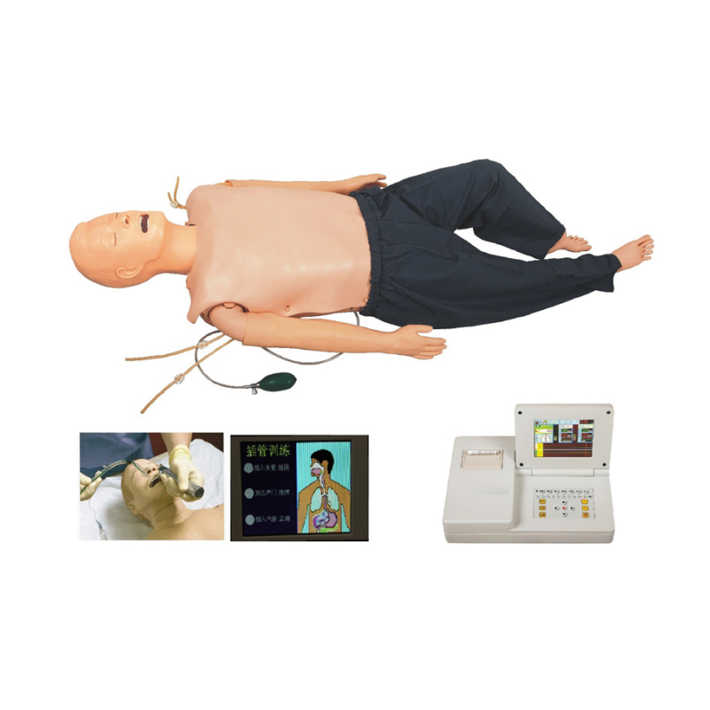 BIX-ACLS800 Advanced Multifunctional First Aid Training Simulator (Cardiopulmonary Resuscitation, CPR, Tracheal Intubation)