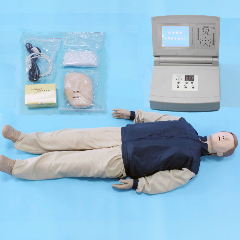 First Aid Practice Skill Training Hot Sale Medical Science Male Used Adult Half Body Cpr Manikin