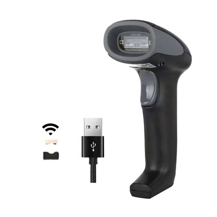 NEW 1D Wireless Bluetooth Barcode Scanner for Supermarket Industry Handheld Bar Code Reader VS120 bar code scan gun