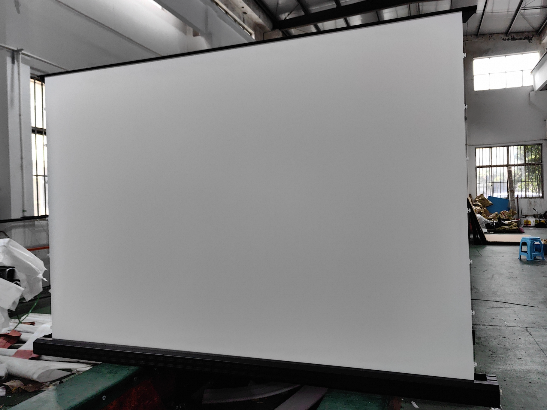 120 Inch Motorized Electric Projector Screen Ust Alr Roll Up Pet Crystal Screen Projection Screens with electronic