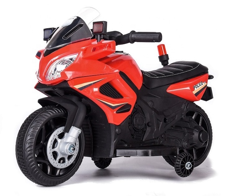 Licensed Aprilia Electric Motorcycle Ride On Toy w/ Training Wheels 6V Kids Motorcycle