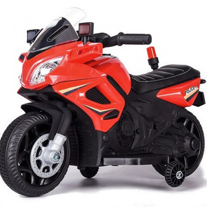 Licensed Aprilia Electric Motorcycle Ride On Toy w/ Training Wheels 6V Kids Motorcycle