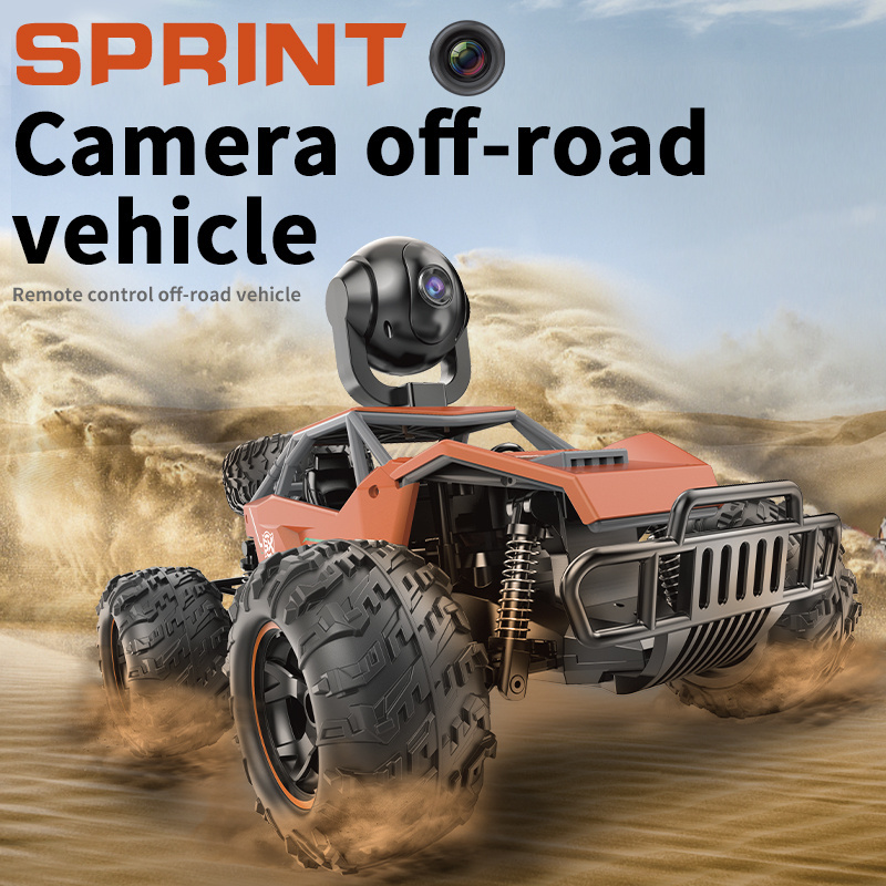 metal rc off-road car 1080P wifi real-time transmission camera HD FPV app control alloy high speed toy car remote control truck