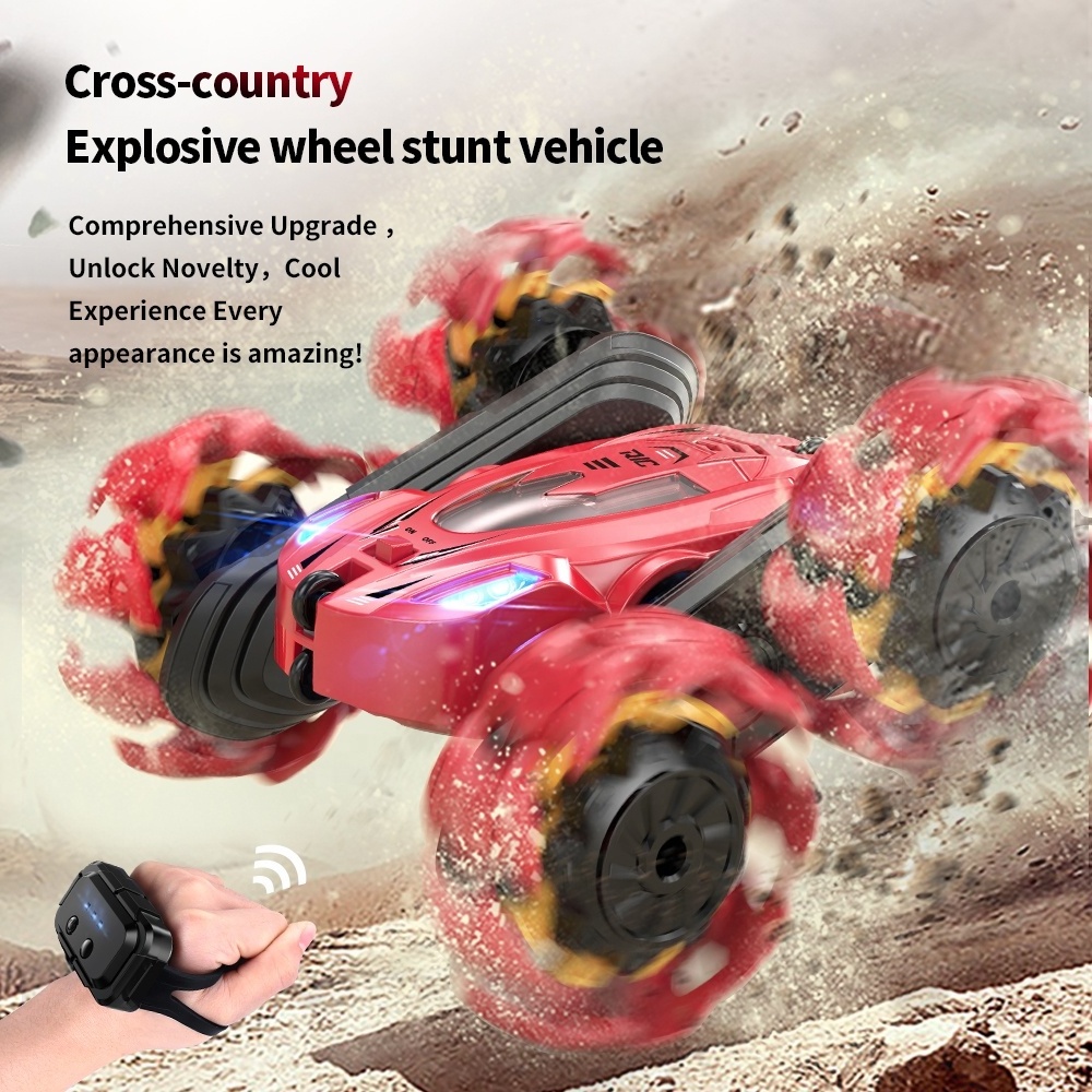 Hot Selling Stunt  RC Car Toy 4WD 2.4Ghz Double Sided For Kids RC stunt Morph cars Kids toys