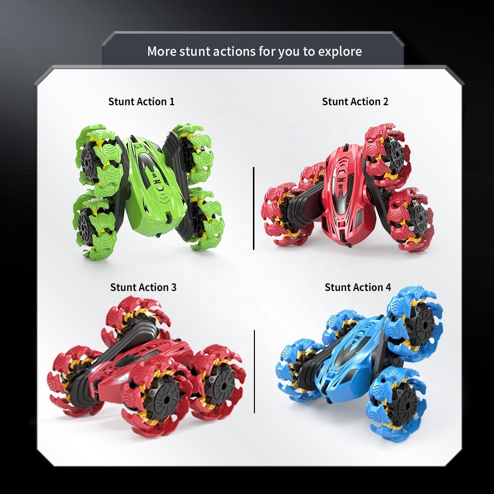 Hot Selling Stunt  RC Car Toy 4WD 2.4Ghz Double Sided For Kids RC stunt Morph cars Kids toys