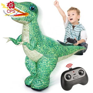 2.4GHZ Remote Control Inflatable Dinosaur Toy for Kids RC Giant Dinosaur T Rex Large Dino Toys