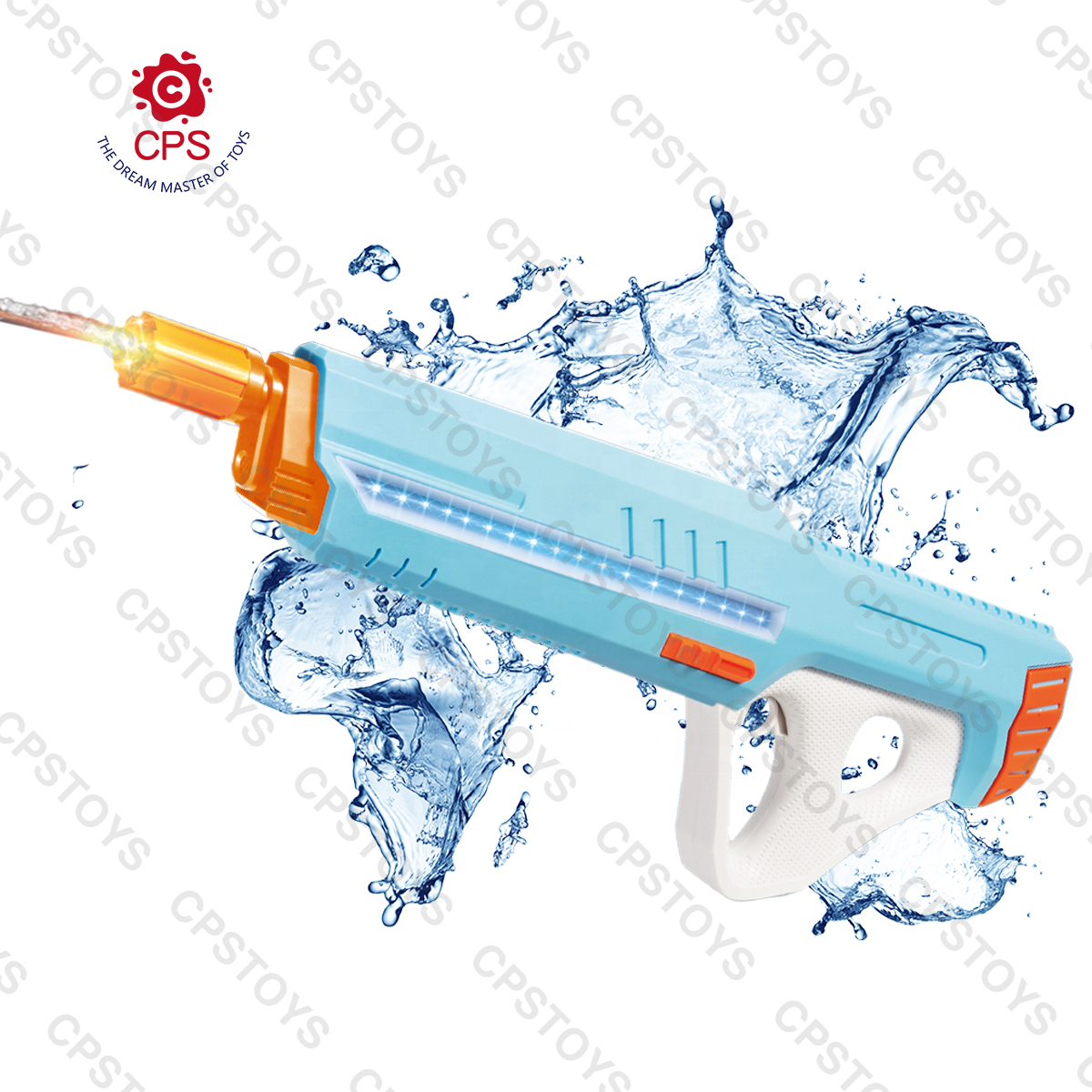 CPS New Electric Water Gun With Light Water Squirt Gun with Induction Fire Burners Automatic Toy Guns