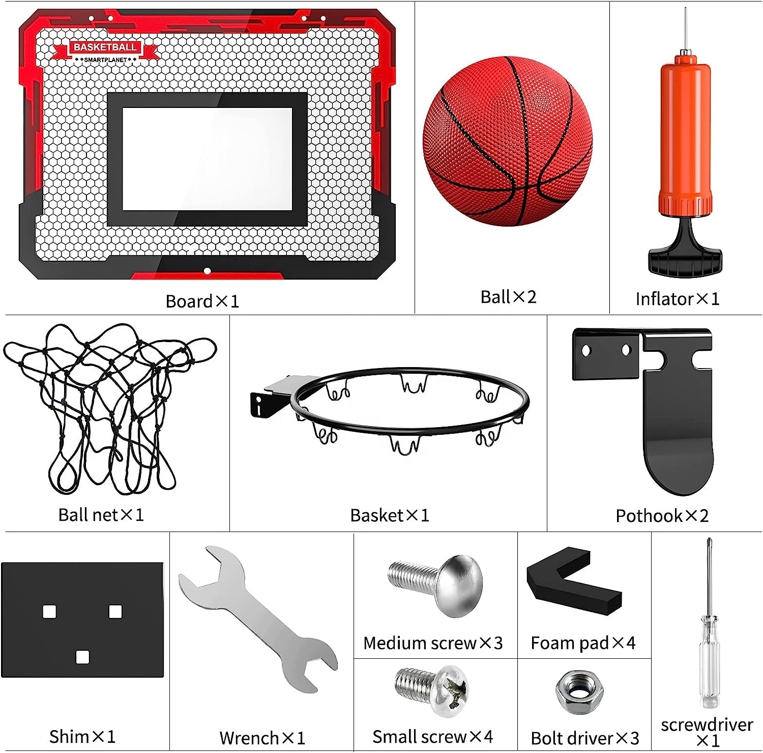 Indoor Basketball Hoop for Kids Mini Basketball Hoop with Ball Basketball Toys