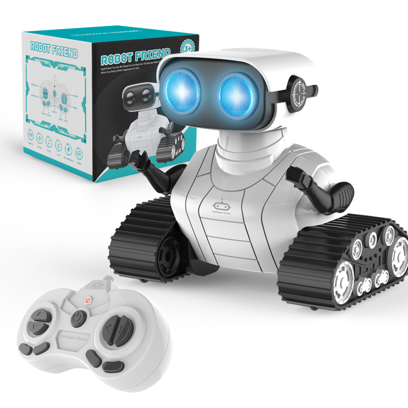 2.4G Rechargeable RC Robots Toys Remote Control Toy with Music and LED Eyes For Kids RC Toys Manufacturer Stunt Car